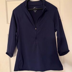 Nike Dri-Fit Half Zip Athletic Casual Shirt Size Large
